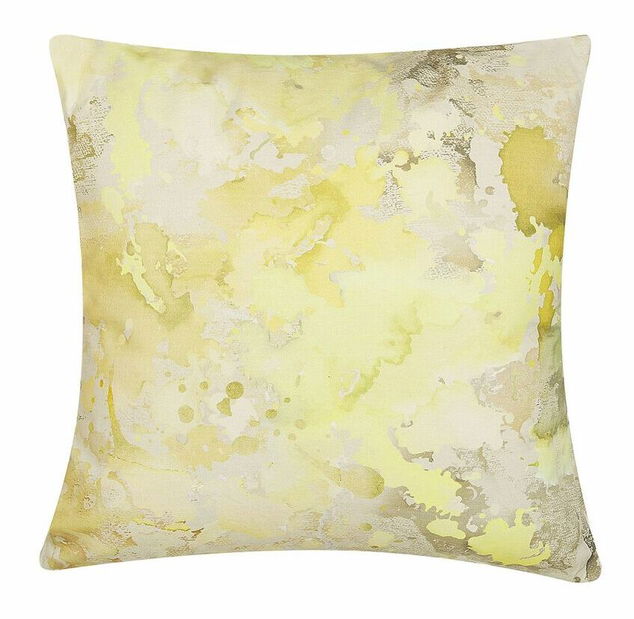 Sada 2 ozdobných vankúšov 45 x 45 cm Pachirra (žltá)