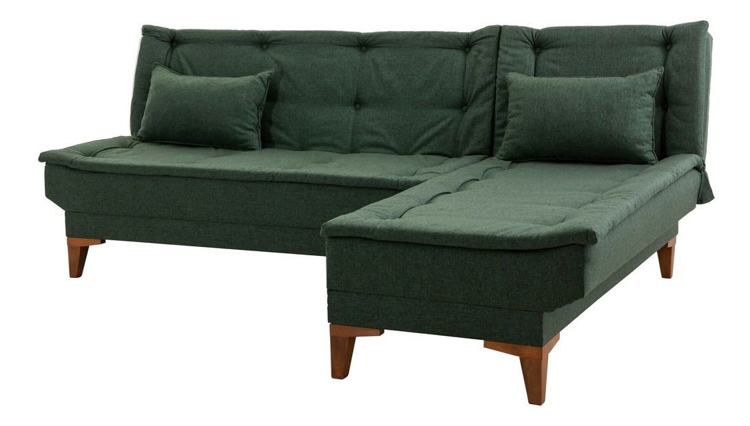 Rohová sedačka Santic (Zelená)