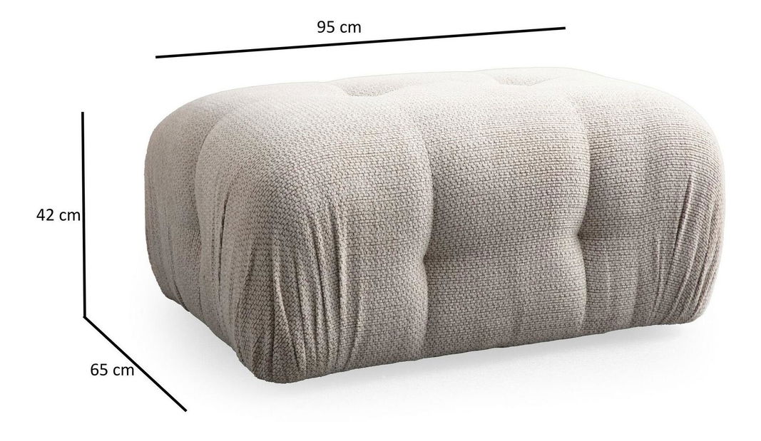 Kutna garnitura Pettit 2 (krem)