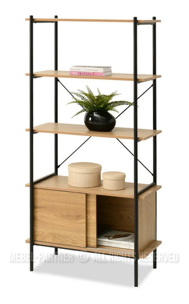 Raft Almasa A3 (stejar + negru)