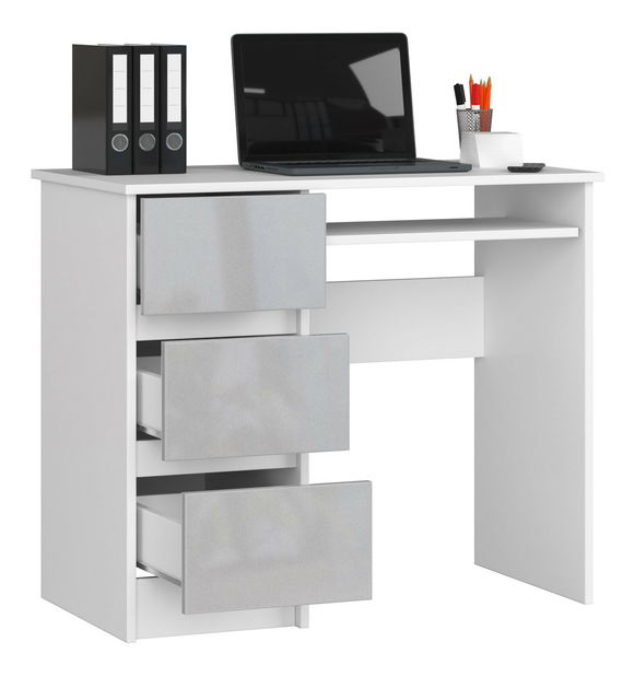 PC stolík Benicio (metalický lesk) (L)