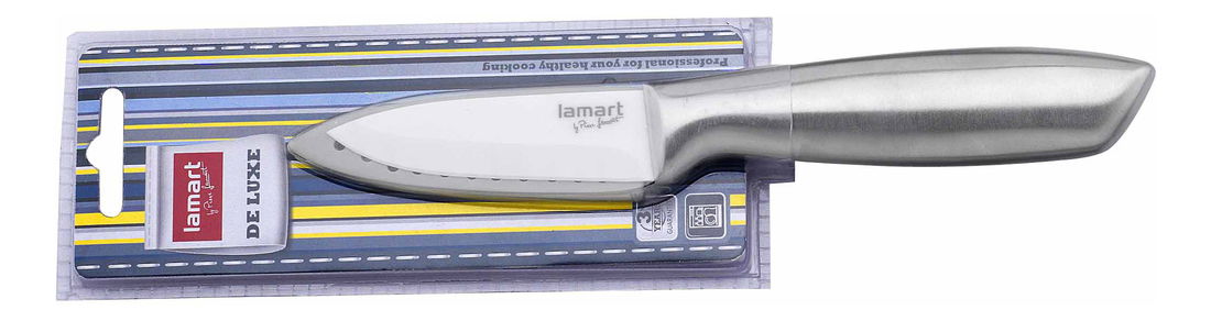 Kuchynský nôž Lamart 7,5cm (nerez/biela)