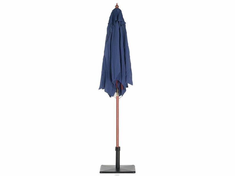 Umbrelă de grădină 144 cm FLAME (lemn) (albastru marin)