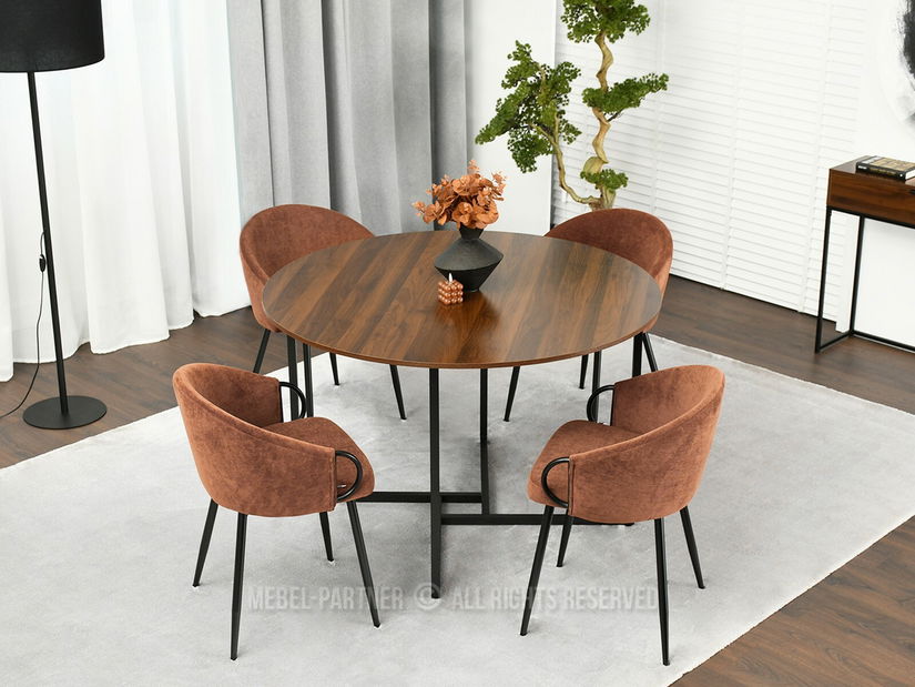 Scaun Carma K (cupru + negru)