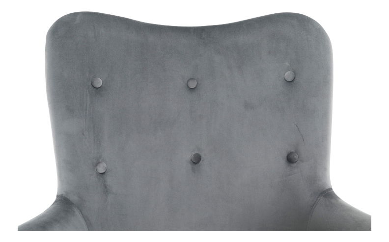 Fotel taburettel Lager New (szürke) *kiárusítás