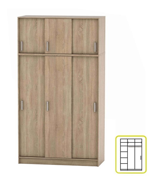 Ormar s kliznim vratima Breanna 4 BE04-010-00