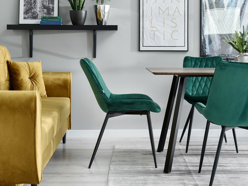 Stolica Aron (zelena + crna)