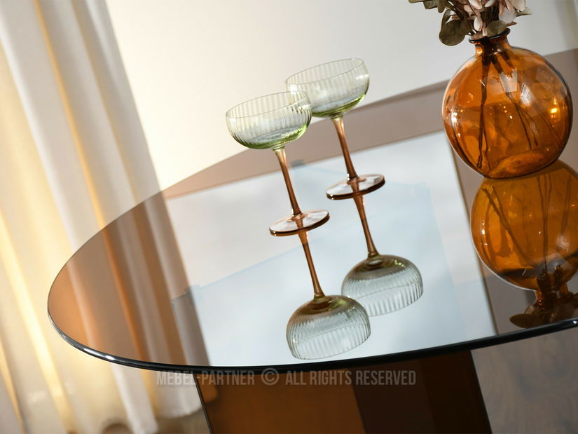 Masă sufragerie Abunda (sticlă)