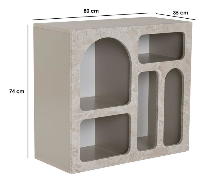 Raft Lotos 80 (Travertin + Nisipiu) 
