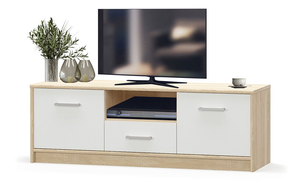 TV stolić Terrell (hrast sonoma + bijela)