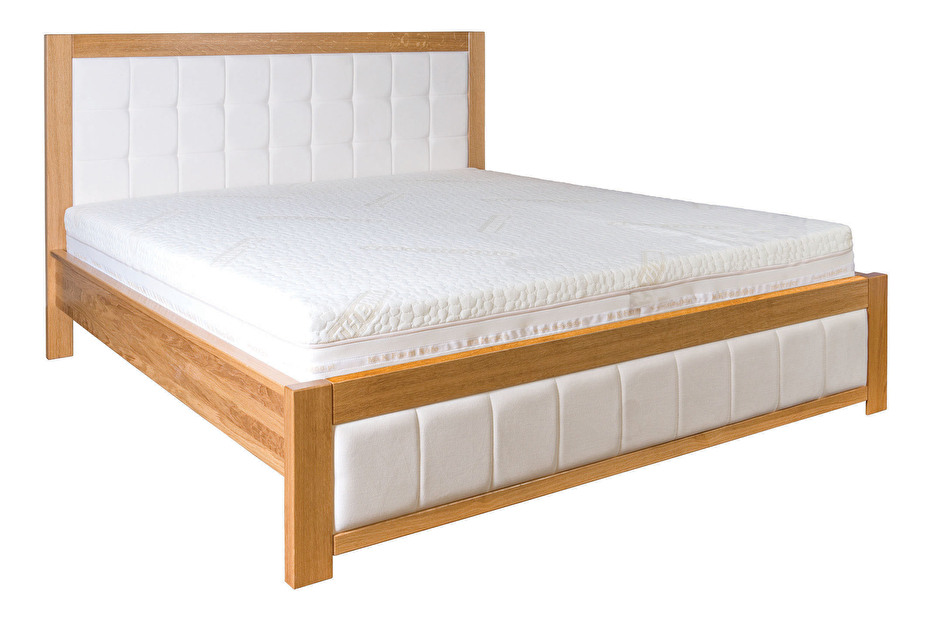 Manželská posteľ 160 cm LK 214 (dub) (masív)