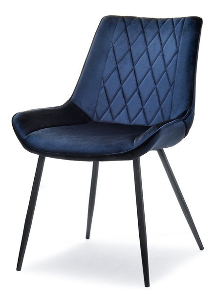 Stolička Aron (námornícka + čierna)