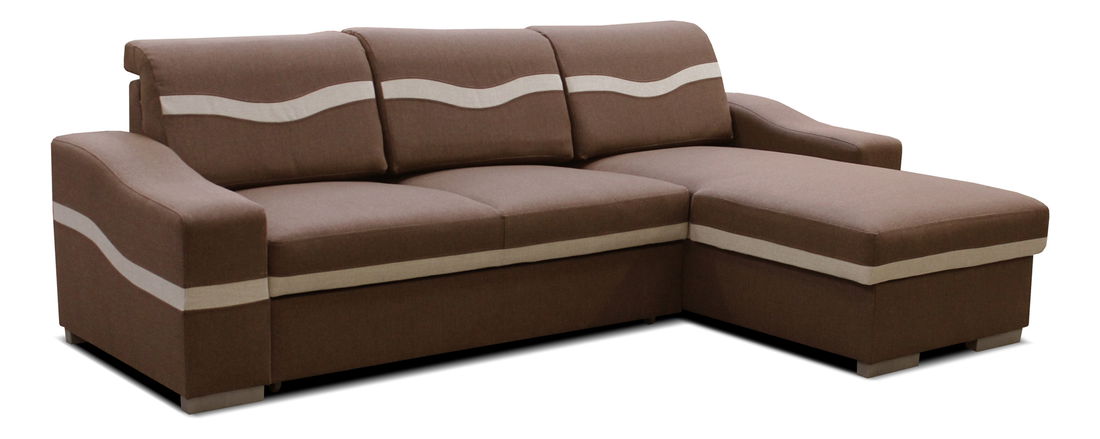Rohová sedačka Havana 2F+L (hnedá) (P)