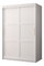 Šatníková skriňa Riven 1 120 (biela matná)