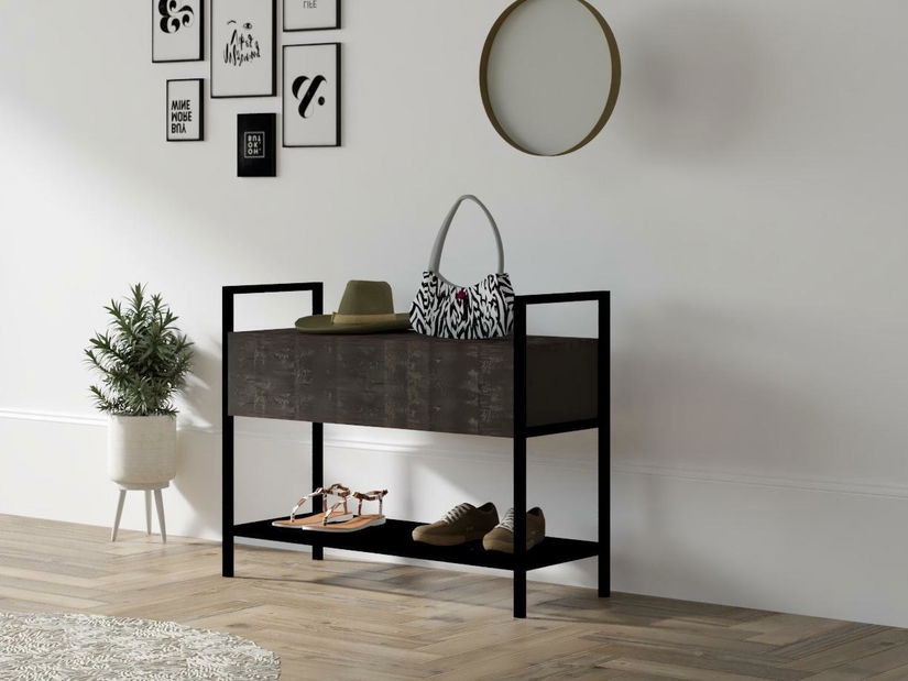 Botník (skrinka na topánky) Tosina 3 (antracit)