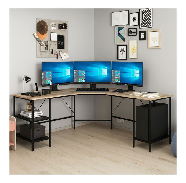 PC stolić Powerfull (crna + dore)