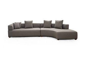 Kutna garnitura Gondulatta 4 (D) (siva)