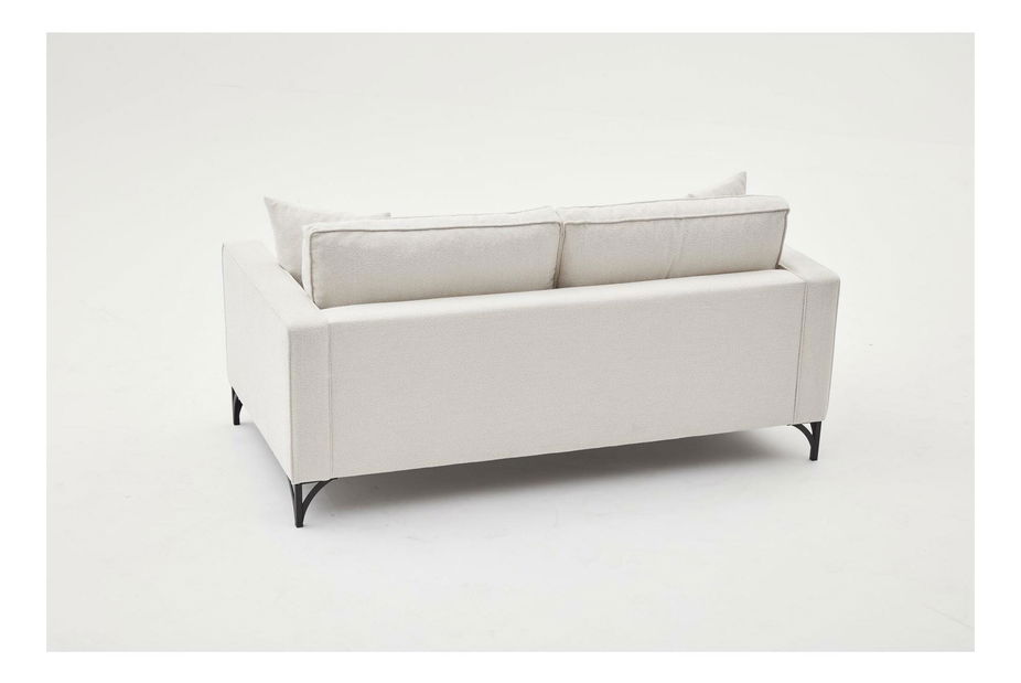 Kétszemélyes kanapé Berlunetta (krém + fekete)