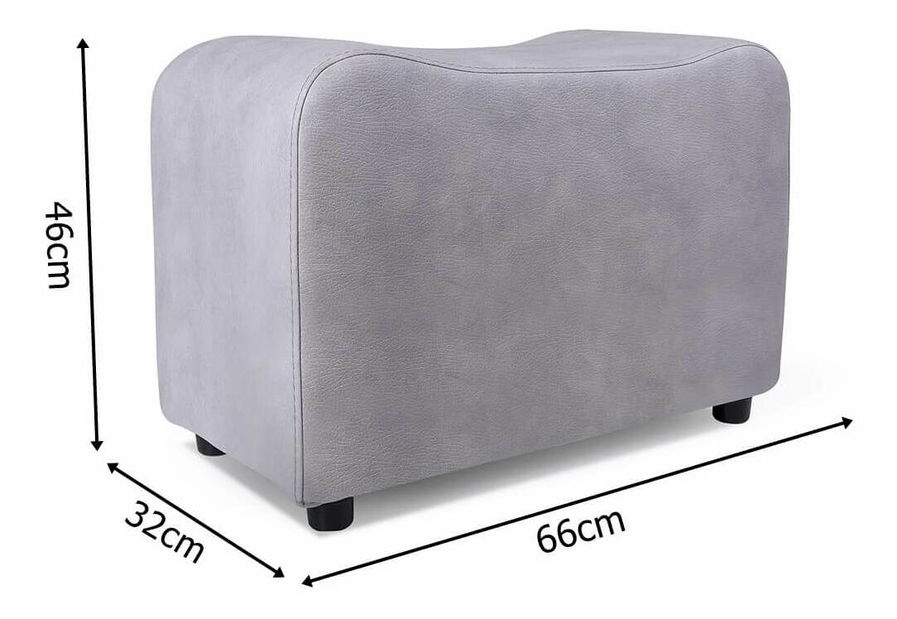 Háromszemélyes kanapé Wendell (szürke)