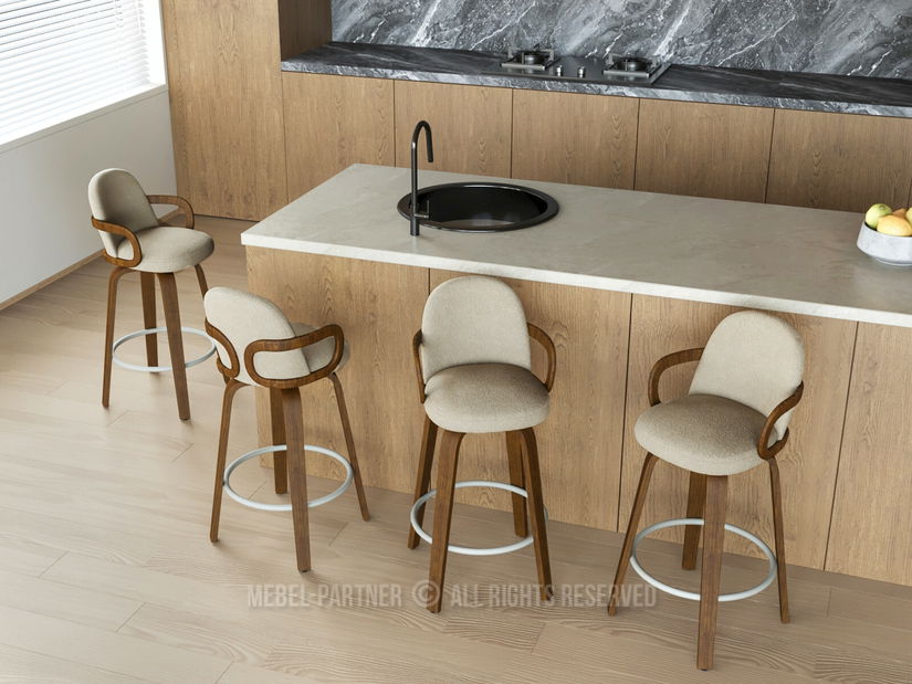 Barová stolička Martindeles (béžová)