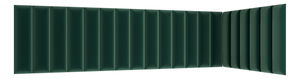 Set 20 panouri tapițate Quadra 210x90x60 cm (Verde)