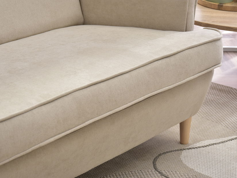 Pohovka dvojsedačka v tvare ušiak Muriera (biela)