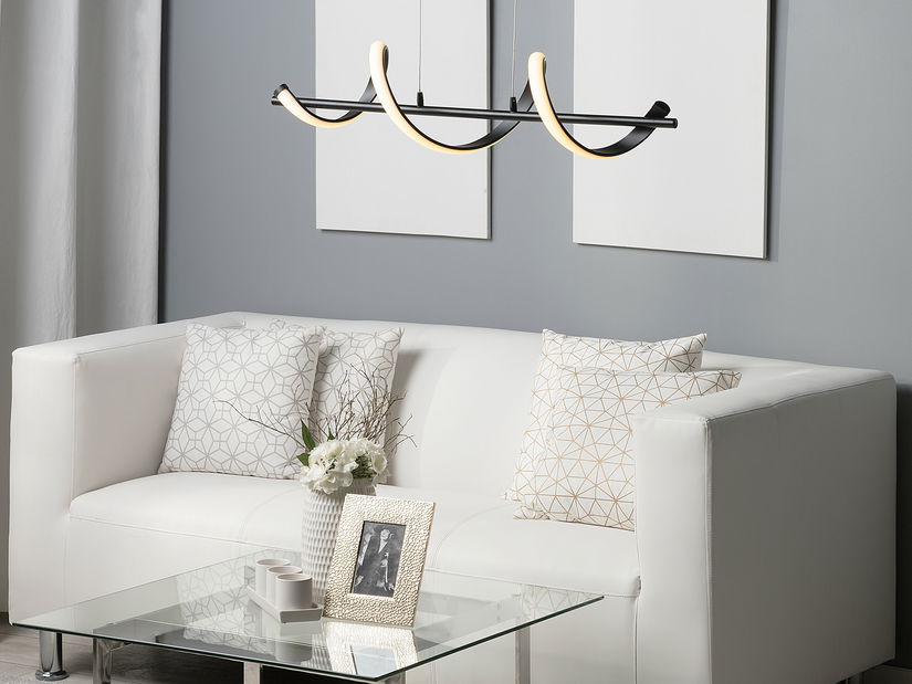 Závesná lampa Wiluna (čierna)