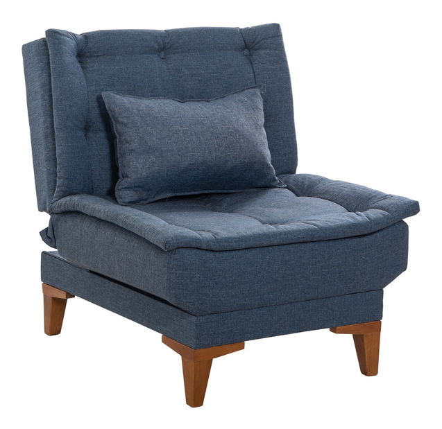 Sedacia súprava 3+1 Santic (tmavomodrá)