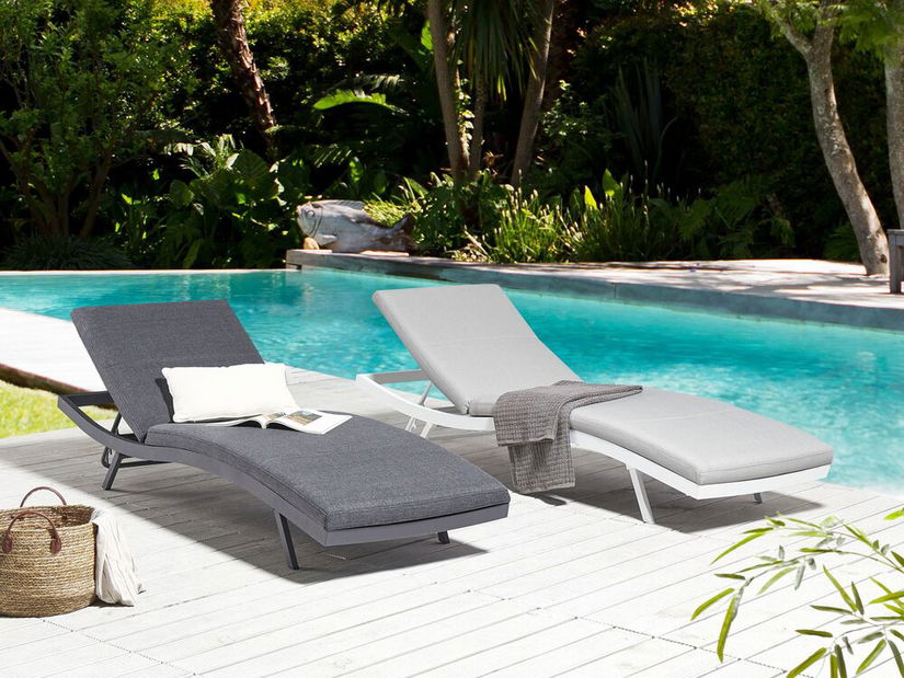 Kerti nyugágy Astia (világosszürke)