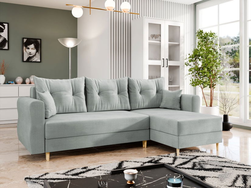 Kutna garnitura Selva L (svijetlosiva)