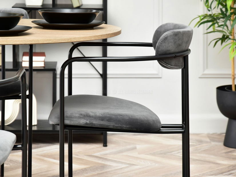 Stolica Magnus (grafit + crna)