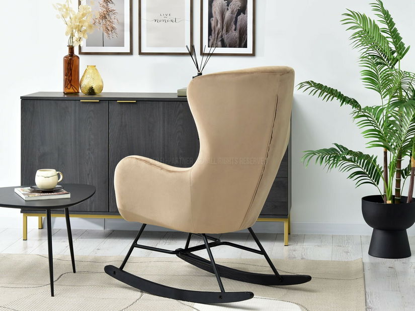 Fotel Nesia (bézs + fehér bükk)