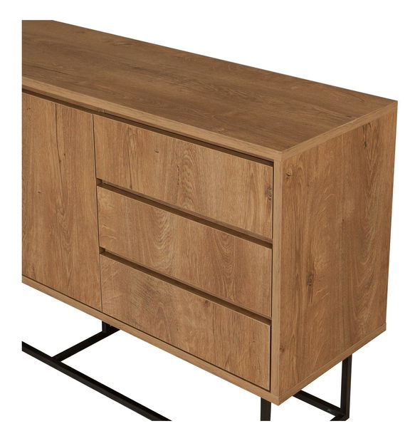 Set mobilier living Laxi 15 (nuc + negru)