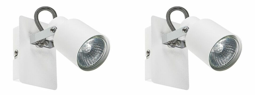 Set 2 ks nástenných svietidiel Briyah (biela)