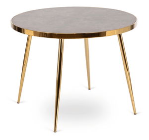 Étkezőasztal Tripulacion (szürke márvány + arany) (4 fő részére)