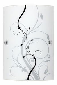Nástenné svietidlo Elina 3691 (biela + čierna)