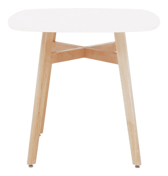 Masă de sufragerie Dejno (alb)