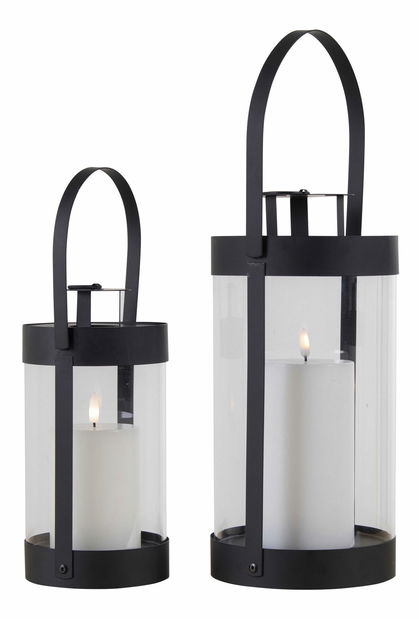 Set de 2 felinare Bmidina (negru)