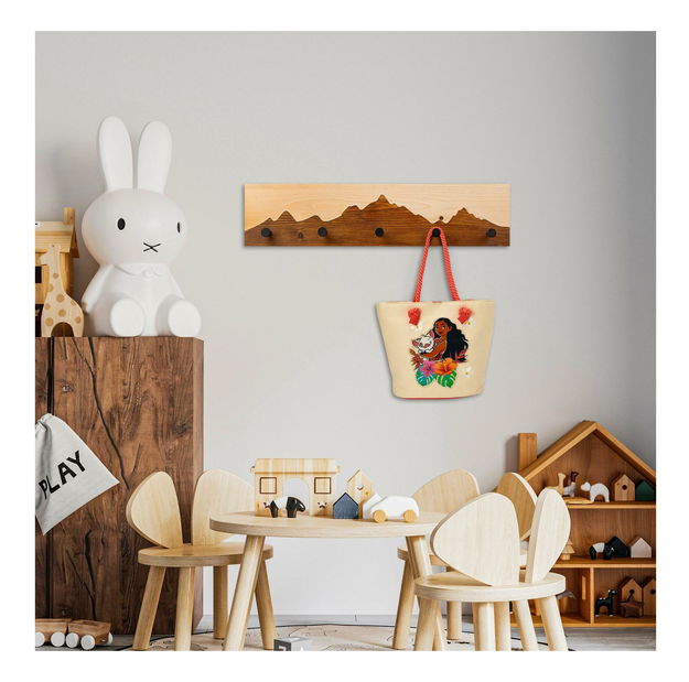 Cuier de perete Notopo (natural + Nuc) 