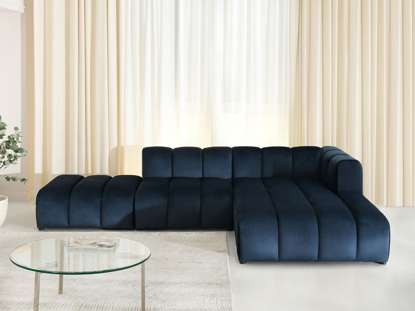 Rohová sedačka Organice (čierna)