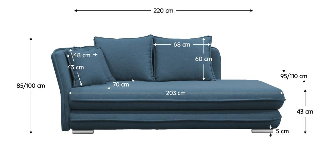 Divan cu sp. depozitare Limfa (whisper 12) (S)