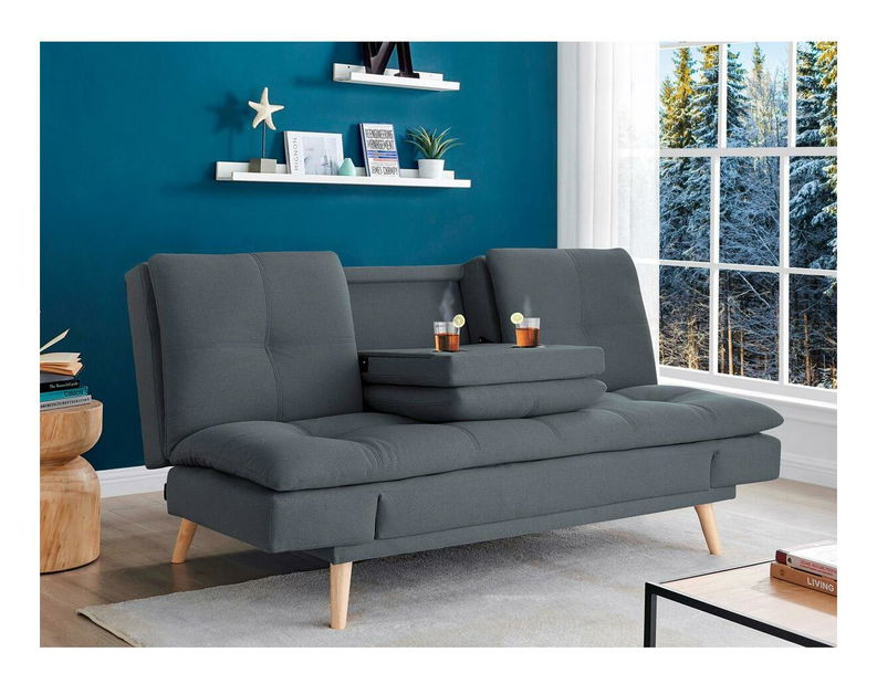 Sofa na razvlačenje Abren (tamnosiva)