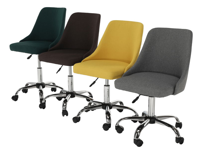 Kancelárska stolička Eminence (hnedá + chróm)