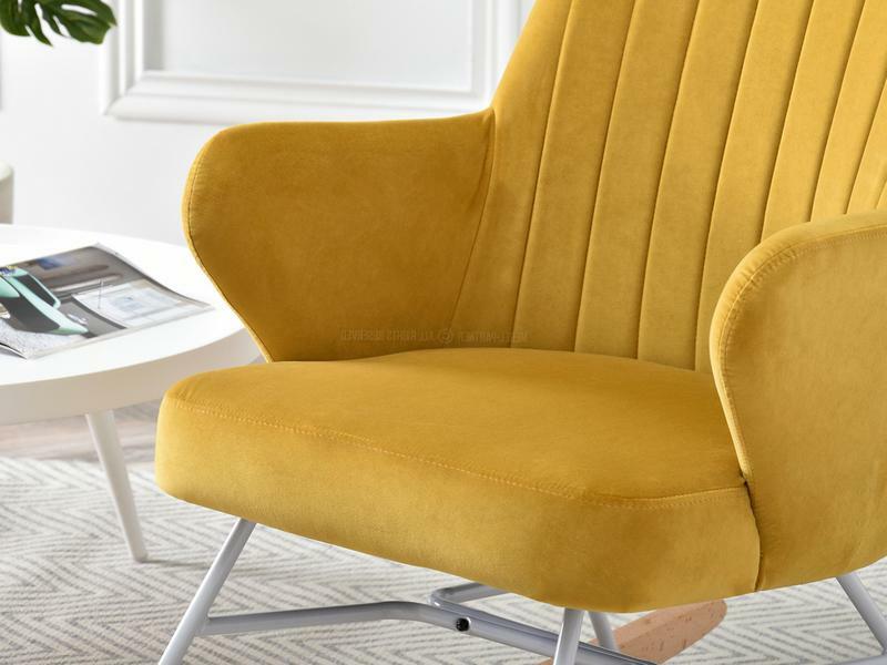 Fotel Florida (sárga + fekete bükk)