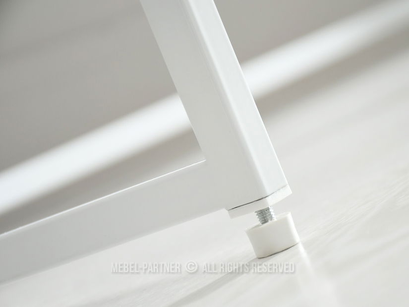 Konzolový stolík Eliash (sonoma + biela)