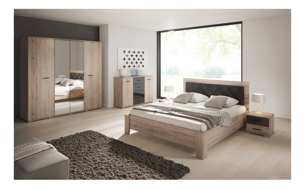 Manželská posteľ 160 cm Bargo