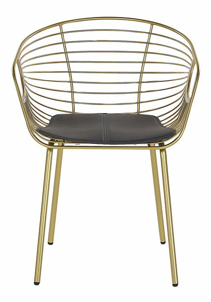 Set 2 ks. jedálenských stoličiek HABIR (zlatá)