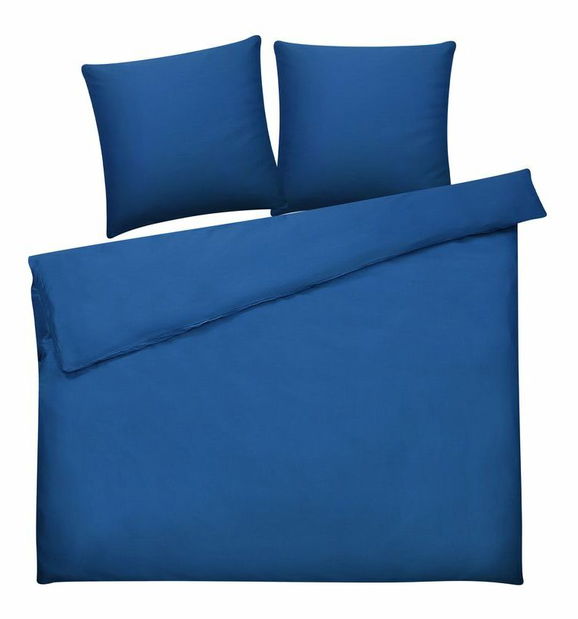 Lenjerie pat 200 x 220 cm Hunter (albastru) (complet cu fețe de pernă)