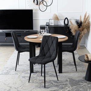 Scaun sufragerie Rabar 2 (negru) 