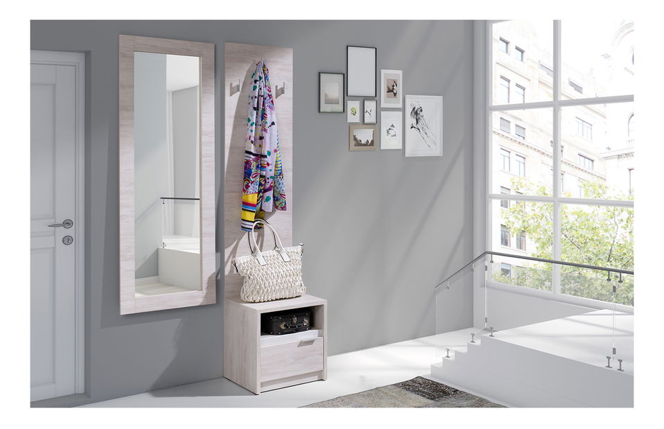 Zrkadlo Desayuno M (dub biely)